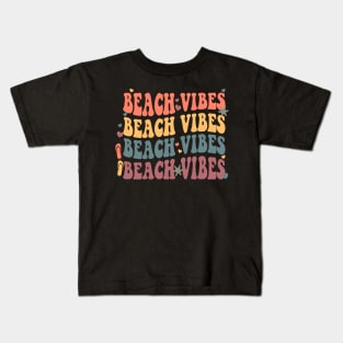 Beach Vibes Retro Vintage Kids T-Shirt